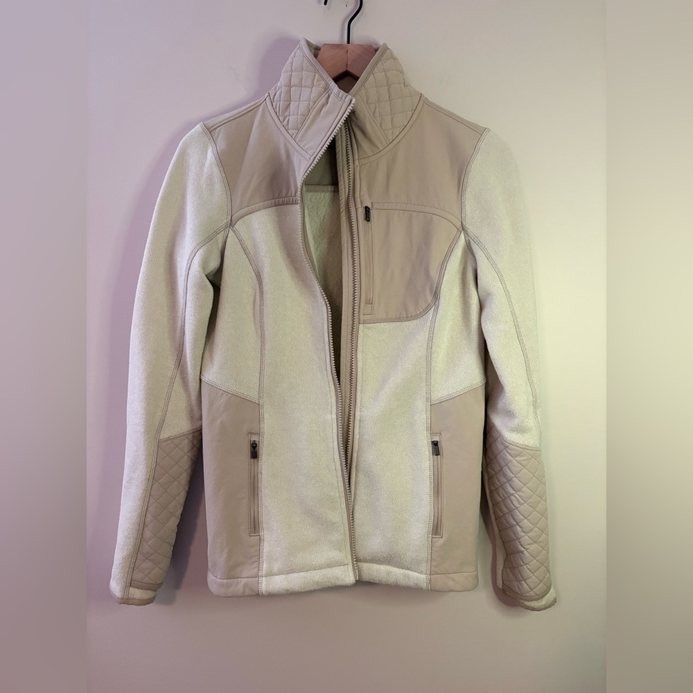 Women’s Athleta Truckee jacket in Sandcastle Heather size S